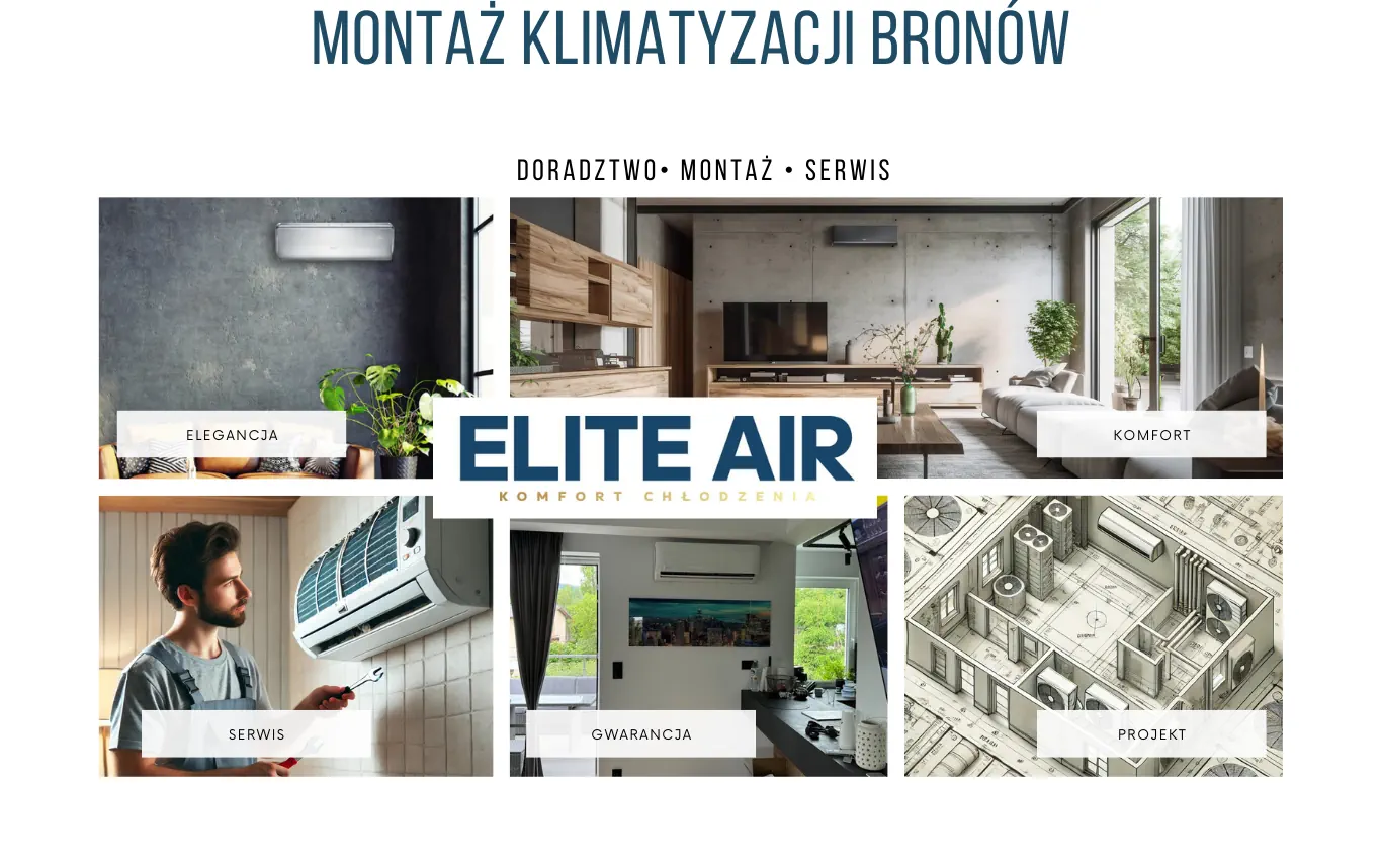 Nowoczesna klimatyzacja Bronow