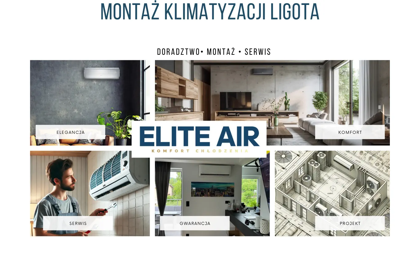 Nowoczesna klimatyzacja Ligota